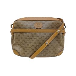 ◎◎ GUCCI グッチ ショルダーバッグ オールドグッチ マイクロGG 007・23・0017 ブラウン Cランク