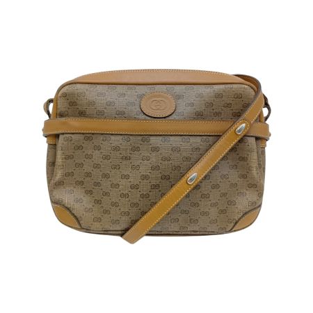  GUCCI グッチ ショルダーバッグ オールドグッチ マイクロGG 007・23・0017 ブラウン