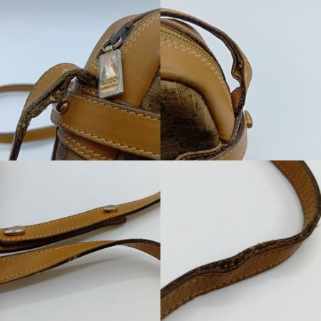  GUCCI グッチ ショルダーバッグ オールドグッチ マイクロGG 007・23・0017 ブラウン