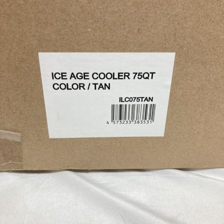  ICE AGE cooler アイスエイジクーラー 75QT クーラーボックス 70.9L タン ILC075TAN