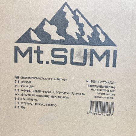  Mt. SUMI アイスロッククーラー 60QT ローラー/クーラーボックス OC21071C-60R