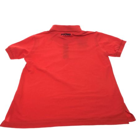  PEARLY GATES パーリーゲイツ 半袖ポロシャツ　 レッド ニコちゃんワッペン