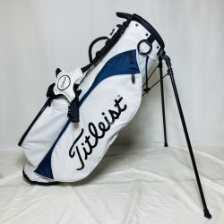◎◎ Titleist タイトリスト Players 4 スタンドバッグ キャディバッグ 8.5型 4分割 2.1kg ホワイト x ネイビー Cランク
