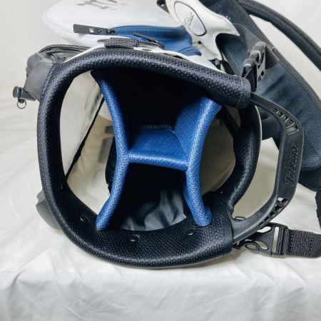  Titleist タイトリスト Players 4 スタンドバッグ キャディバッグ 8.5型 4分割 2.1kg ホワイト x ネイビー