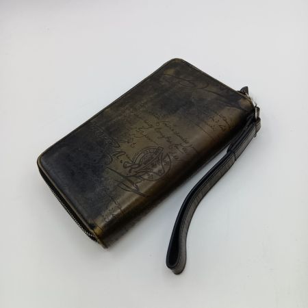  Berluti ベルルッティ タリ パティーヌ スクリットカリグラフィ ロングジップウォレット ブラック