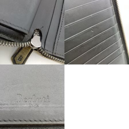  Berluti ベルルッティ タリ パティーヌ スクリットカリグラフィ ロングジップウォレット ブラック