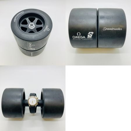  OMEGA オメガ スピードマスター クロノグラフ メンズ 自動巻き 腕時計 3310.20 キズ多 ケース付