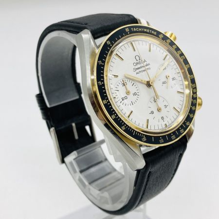  OMEGA オメガ スピードマスター クロノグラフ メンズ 自動巻き 腕時計 3310.20 キズ多 ケース付