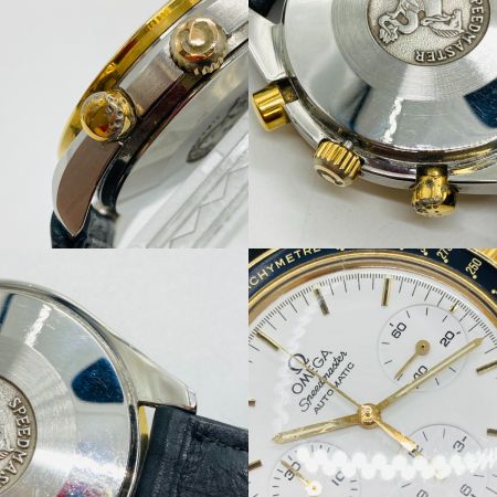  OMEGA オメガ スピードマスター クロノグラフ メンズ 自動巻き 腕時計 3310.20 キズ多 ケース付