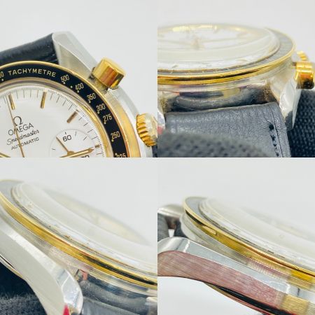  OMEGA オメガ スピードマスター クロノグラフ メンズ 自動巻き 腕時計 3310.20 キズ多 ケース付