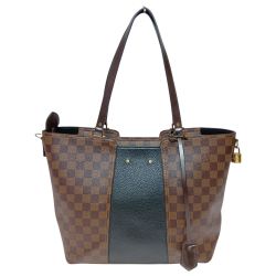 ◎◎ LOUIS VUITTON ルイヴィトン ダミエ ジャージー トートバッグ N44023 ノワール ストラップ付 Cランク