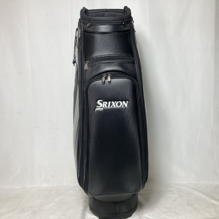  DUNLOP ダンロップ SRIXON スリクソン キャディバッグ 9.5型 3kg 4分割 GGC-S166 ブラック x シルバー