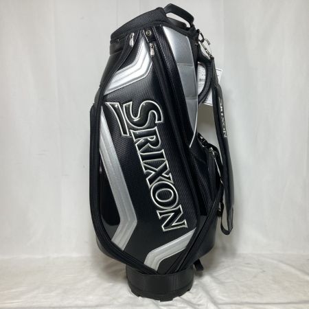  DUNLOP ダンロップ SRIXON スリクソン キャディバッグ 9.5型 3kg 4分割 GGC-S166 ブラック x シルバー