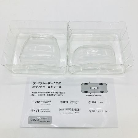   1/30 色見本 ミニカー 【店頭展示用】 LAND CRUISER ランドクルーザー プラチナホワイトパールマイカ