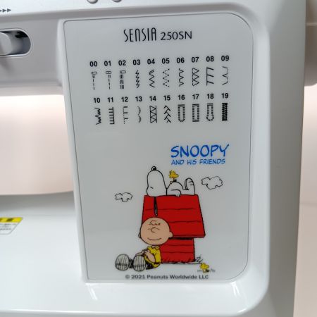  Brother ブラザーコウギョウ コンピューターミシン センシア 250SN スヌーピー SENSIA 250SN