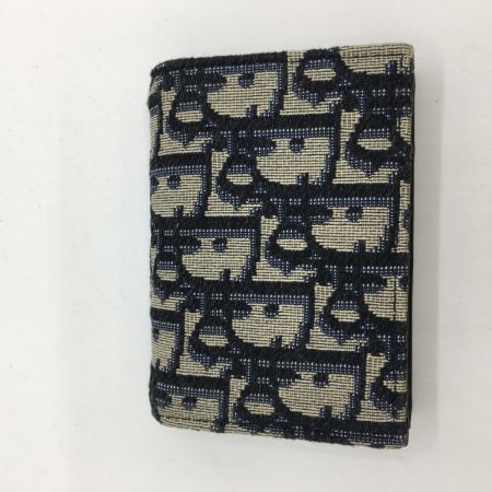  Christian Dior クリスチャンディオール トロッター カードケース 10-BO-0290 ネイビー
