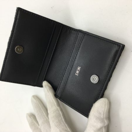  Christian Dior クリスチャンディオール トロッター カードケース 10-BO-0290 ネイビー