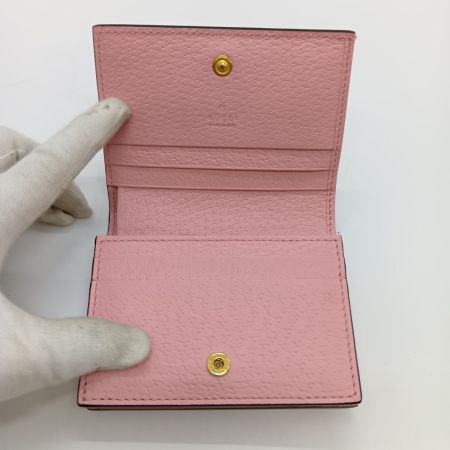  GUCCI グッチ GGマーモント 2つ折り財布 ストリベリー＆チェリーマーモント  456125・203887 ピンク
