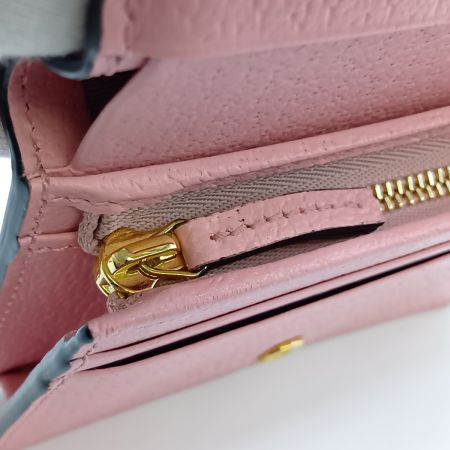  GUCCI グッチ GGマーモント 2つ折り財布 ストリベリー＆チェリーマーモント  456125・203887 ピンク