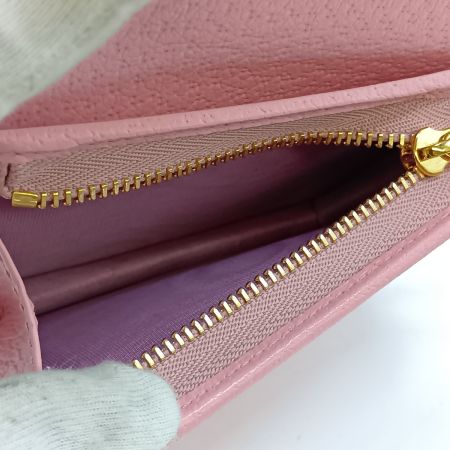  GUCCI グッチ GGマーモント 2つ折り財布 ストリベリー＆チェリーマーモント  456125・203887 ピンク