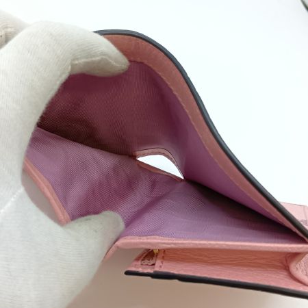  GUCCI グッチ GGマーモント 2つ折り財布 ストリベリー＆チェリーマーモント  456125・203887 ピンク