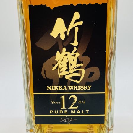 【北海道内限定発送】 TAKETSURU 竹鶴/ニッカウイスキー ジャパニーズ ウイスキー 竹鶴ピュアモルト12年 660ml 40% 未開栓