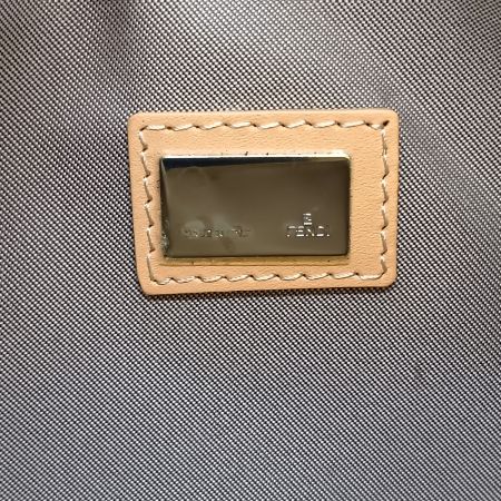  FENDI フェンディ ズッキーノ アクセサリーポーチ ハンドバッグ ピンク 内部ヨゴレ・ハガレ有