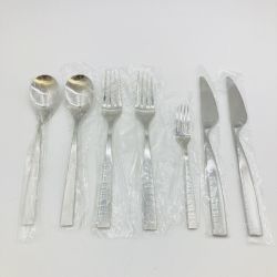 ◎◎  SUNAO カトラリーセット 7本 18-8ステンレス スプーン フォーク ナイフ Aランク