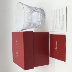 ◎◎ Baccarat バカラ  日本ハムファイターズ ロゴ入り ロックグラス　2018年 Aランク