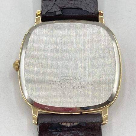  SEIKO セイコー シャリオ クォーツ メンズ 腕時計 7830-5220