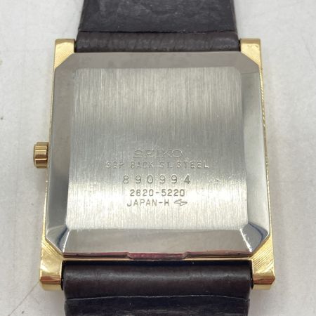  SEIKO セイコー シャリオ クォーツ メンズ 腕時計 2620-5220