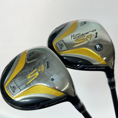  Cobra Golf コブラゴルフ KING S9・1 3FW 5FW フェアウェイウッド 2本セット Tour AD S9・1 49-R
