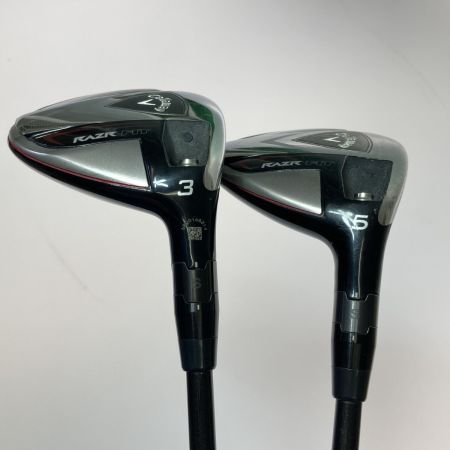  Callaway キャロウェイ RAZR FIT 3FW 5FW フェアウェイウッド 2本セット TOUR AD I-65Cs
