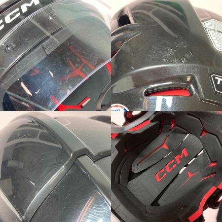  CCM シーシーエム TACKS 70 アイスホッケー ヘルメット サイズM Bauer バウアー バイザー付