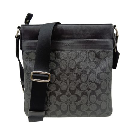  COACH コーチ シグネチャー チャールズ クロスボディ ショルダーバッグ F54781 ブラック