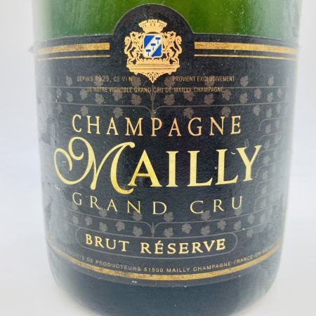  MAILLY GRAND CRU シャンパン マイィ・グラン・クリュ・ブリュット・レゼルヴ 750ml 12% 未開栓