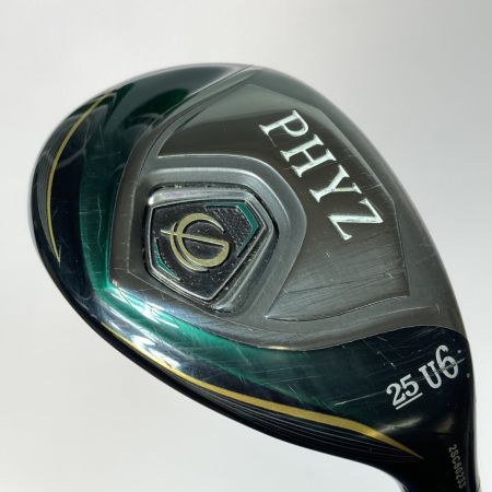  Bridgestone ブリヂストン PHYZ ファイズ 6UT 25° ユーティリティ PZ-509U R カバー付