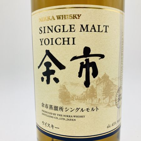 【北海道内限定発送】 YOICHI 余市/ニッカウイスキー シングルモルト ジャパニーズ ウイスキー 余市 700ml 45% 箱付 未開栓