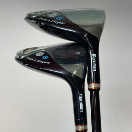  maruman マルマン Flesh & Elegant 5FW FW フェアウェイウッド レディース 2本セット フレックスL キズ多