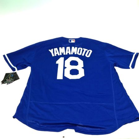  NIKE ナイキ ロサンゼルス・ドジャース 山本由伸 背番号18 レプリカユニフォーム タグ付き サイズ44 ブルー