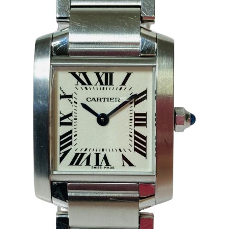  Cartier カルティエ タンク フランセーズ ウォッチ クォーツ レディース 腕時計 本体のみ 2384