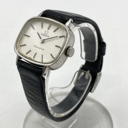  OMEGA オメガ Geneve ジュネーブ 手巻き 腕時計 ベルト社外品 使用感有