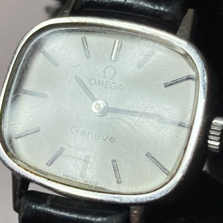  OMEGA オメガ Geneve ジュネーブ 手巻き 腕時計 ベルト社外品 使用感有