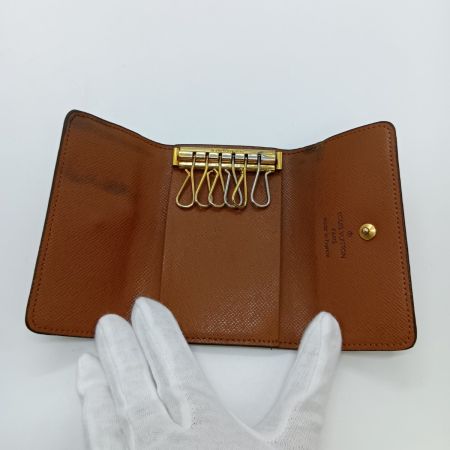  LOUIS VUITTON ルイヴィトン モノグラム ミュルティクレ6 6連キーケース M62630 ブラウン