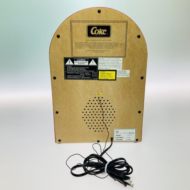 コカ・コーラ JUKE BOX ジュークボックス CD再生不可 ジャンク Coca Cola コカ・コーラ JUKE BOX ジュークボックス CD再生不可