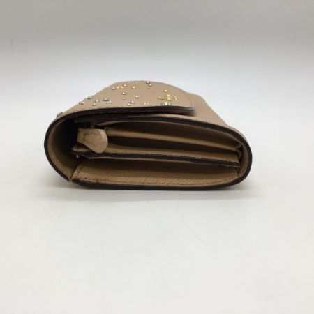  COACH コーチ 長財布  スタッズ レザー ウィズセレスティアル  F29442 ベージュ