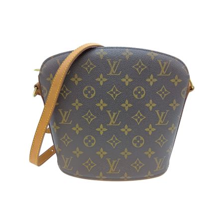  LOUIS VUITTON ルイヴィトン モノグラム ドルーオ ショルダーバッグ M51290 ブラウン