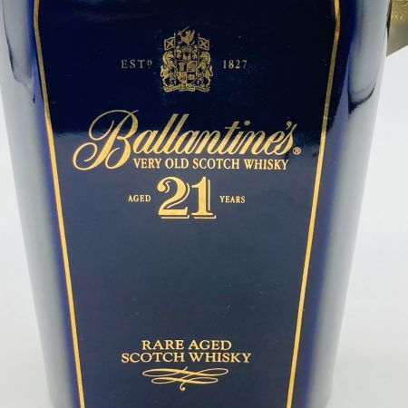 Ballantine's バランタイン 21年 スコッチ ウイスキー 700ml 43% 陶器ボトル 未開栓