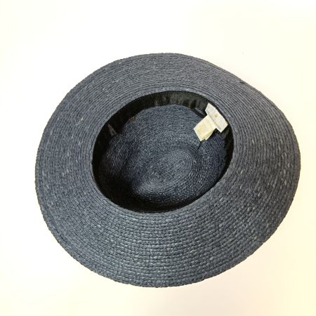  HELEN KAMINSKI HINA Iconic Raffia Braid ストローハット 中折れ帽子 ネイビー