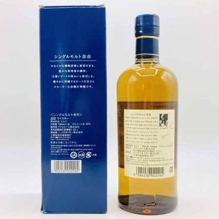 【北海道内限定発送】 NIKKA WHISKY ニッカウイスキー シングルモルト ジャパニーズ ウイスキー 余市 700ml 45% 箱付 未開栓